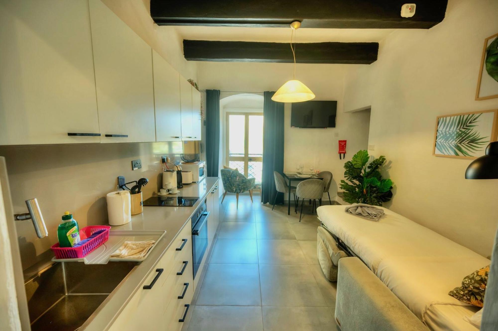 Cozy Flat. Swim Beach 2 Minutes Walk. The Old Valletta Mcri1-1 エクステリア 写真